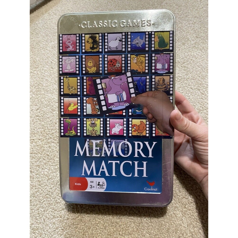 2007 Cardinal Memory Match Classic Game Complete Set in Tin